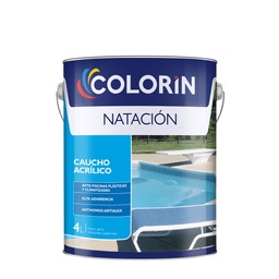 [75047] Natacion Caucho Acrilico Azul  4 L